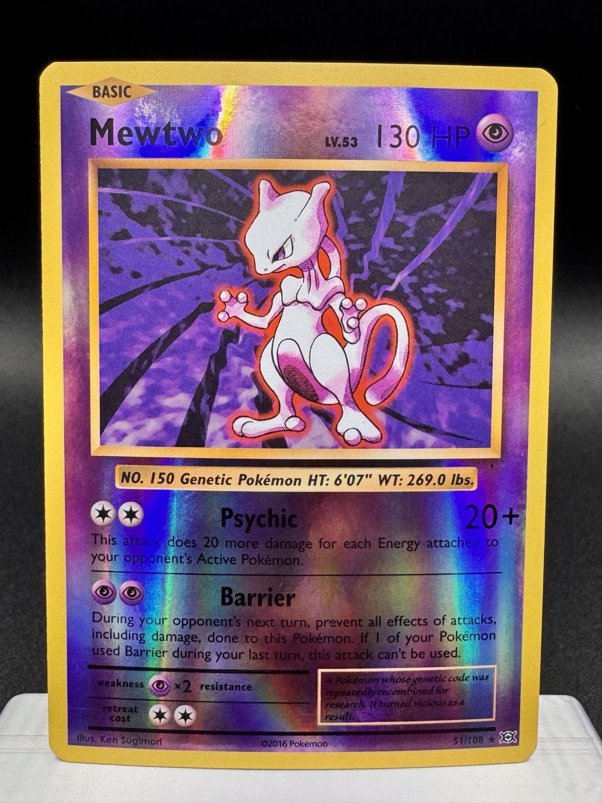 Mewtwo XY - Evolutions 51/108 Reverse Holo Rare NM RARE TCG