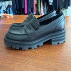 Marc Fisher Latika Black Chunky Platform Lug Sole Loafers - Size 6 — photo 1