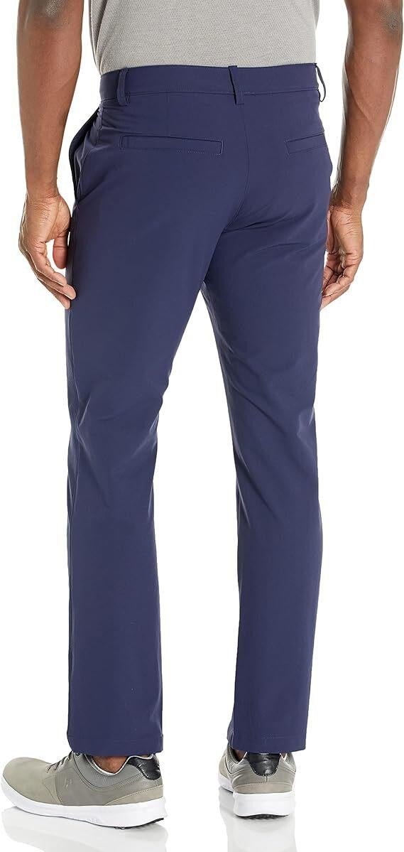【新品】UNDERARMOUR　GOLFメンズパンツMネイビー4WAYストレッチ NWT MEN'S UNDER ARMOUR 1376625 410 UA TECH STRAIGHT NAVY GOLF