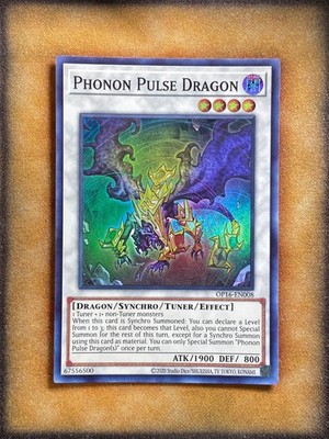 Yugioh Phonon Pulse Dragon OP16-EN008 Super Rare NM | eBay