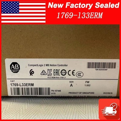 New In Box AB 1769-L33ERM CompactLogix 5370 PLC Controller 1769-L33ERM