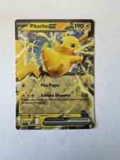 Pokemon Card Pikachu Ex 063/193 Ita Evoluzioni a Paldea Near Min Pack Fresh