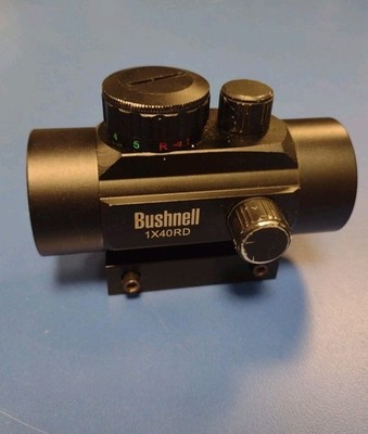 Lunette Viseur BUSHNELL 1x40RD Point Rouge Red / Green Dot Chasse W/ New Battery