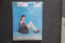 Levee Dreamline Strümpfe halterlos Gr. 8,5 - 9 Weiß 20 den glänzend Neu OVP