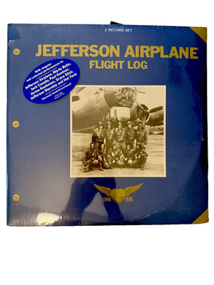 Jefferson Airplane Flight Log 1966-1976 RCA 2LP Rock Compilation Shrink Hype