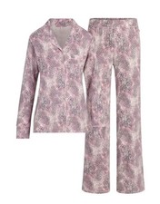 SKIMS Sleep Long Sleeve Pajama Set Bloom Mini Multi Animal XL NWT 130
