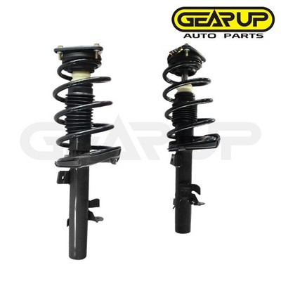 Pair Front Suspension Strut Coil Spring For 2012-13 Ford Focus FWD