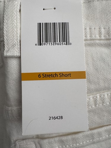 GLORIA VANDERBILT Amanda Jeans (6 Short) White NWT - Picture 10 of 16