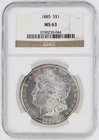 1885 Morgan Silver Dollar NGC MS63 S$1 Philadelphia Minted No Reserve