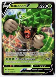 Rillaboom V SWSH014 Sword & Shield Promo Holo