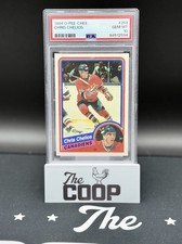 1984 O-Pee-Chee #259 Chris Chelios Black Hawks Rookie Card PSA 10. rookie card picture
