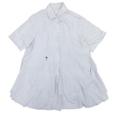 Used Good quality Christian Dior Hemline Short Sleeve Shirt CD Logo Bee