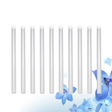10 Pcs Transparent Container Needle Storage Tube Long Thin Boxes