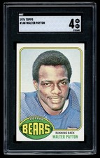 1976 Topps #148 Walter Payton Rookie Card RC Chicago Bears SGC 4 HOF. rookie card picture