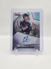Cole Carrigg 2025 Bowman's Best Of 2025 Refractor Auto #B25-CCA, Rockies
