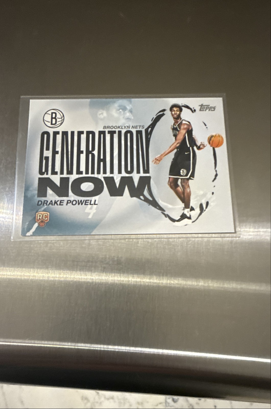 2025-26 Topps - Generation Now Drake Powell #GN-22 Blue Holofoil /150 (RC)