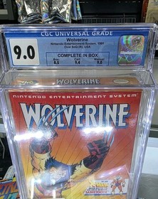 NES 1991 Wolverine CGC Graded 9.0/A rare 💎🔥  