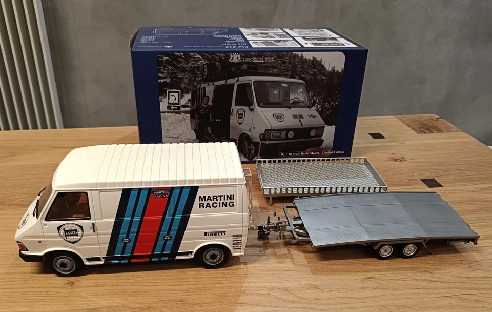 LAUDORACING- Fiat 242E - Assistenza Rally Lancia Martini Corsa 1986 - Lim.64/150 - Immagine 2 di 4