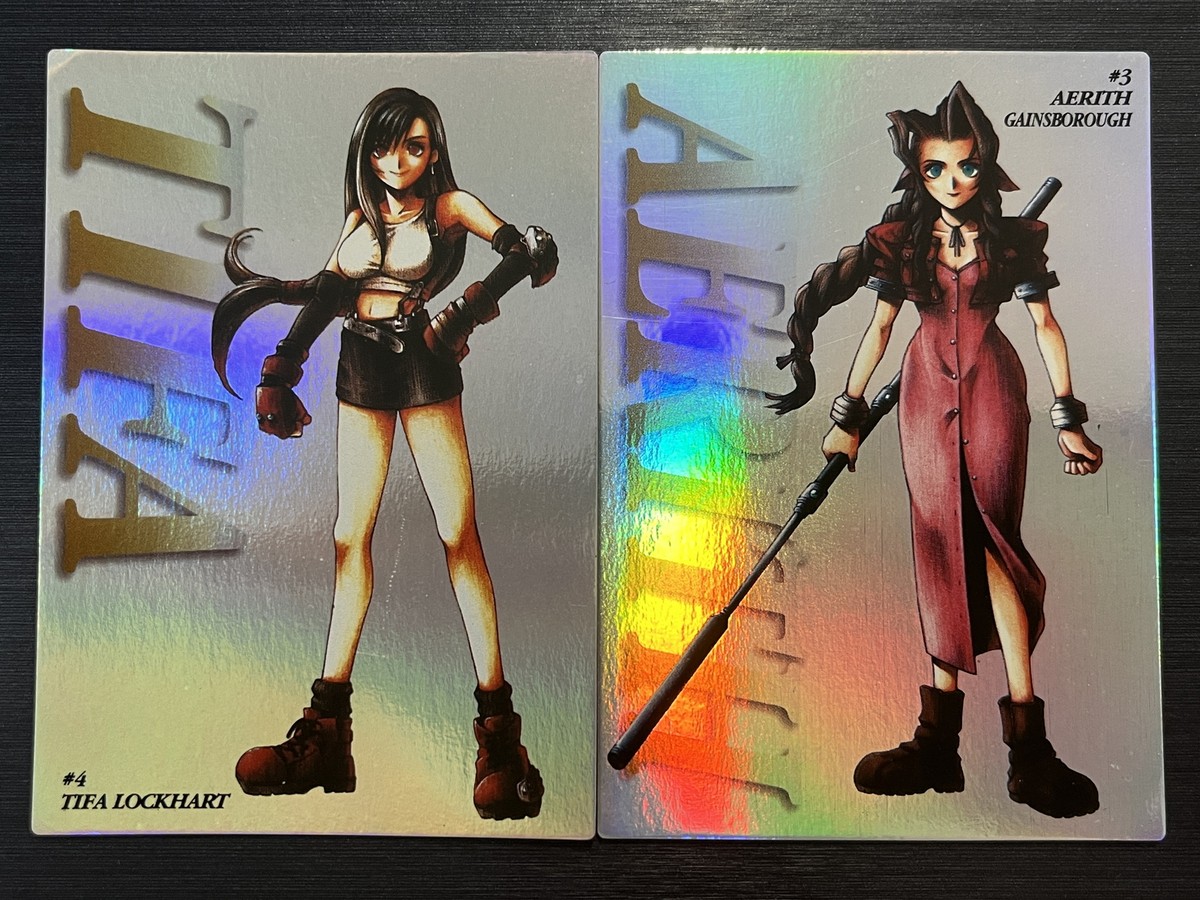 ト*ラ様 ファイナルファンタジーVII カードダスマスターズ　オフィシャルバイン SALE] FF7 Final Fantasy 7 Carddas Masters Aerith/Tifa | eBay