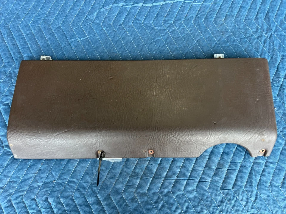 Porsche 944 1983-1985 marrón tablero derecho rodillera panel de patada moldura OEM #2438EM Foto 2 de 4