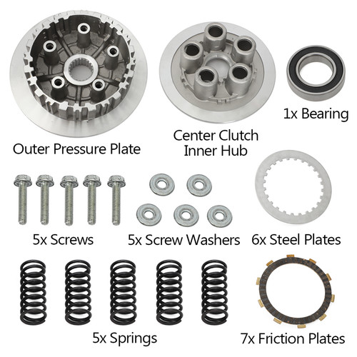 Clutch center hub & outer pressure plate Kit for Honda Sportrax TRX400EX 2x4