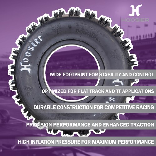 Hoosier Rear Tire 20.0X11.0-9 XC200 - for ATV Off-Road Racing w/ Keychain - Picture 3 of 9