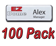 EZ DOME BADGES 100 Kit includes 100 each Domes Backs Magnets & Pins EZ Template
