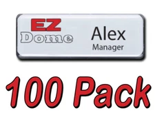 EZ DOME BADGES 100 Kit includes 100 each Domes Backs Magnets & Pins EZ Template