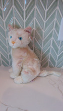 New Ty Classic 2000 Blossom the Cat Blush Pink Stuffed Plush Kitty Blue Eyes 11"