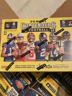 2018 Panini Contenders Football Blaster Box NFL Allen Barkley Jackson RC Auto?