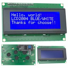 LCD 2004 Blue Serial IIC I2C TWI 20x4 LCD2004 Module Display Screen for Arduino