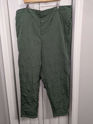 Fabletics NWT Women's Size 3X Green Quilted Tapered Pants