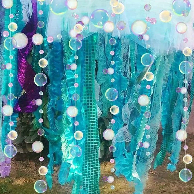 Mermaid Under The Sea Kids Party Decoration Colorful Bubble