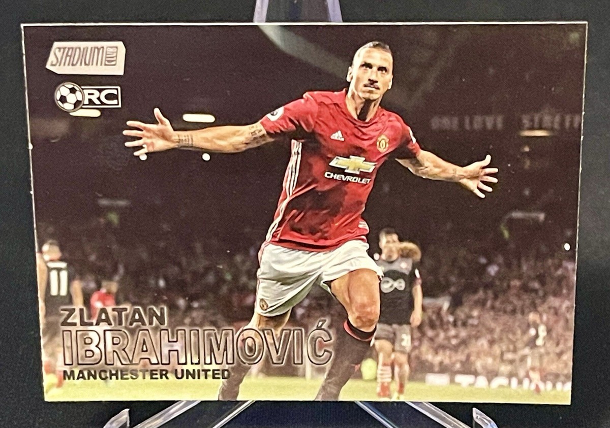 2016 Topps Stadium Club Premier League ZLATAN IBRAHIMOVIC RC 
