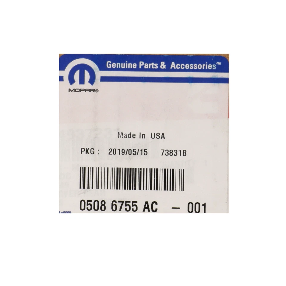 03-19 DODGE RAMS 5,9 L 6,7 L CIGÜEÑAL RETENEDOR DE SELLO DE ACEITE TRASERO OEM MOPAR 5086755AC Foto 3 de 3