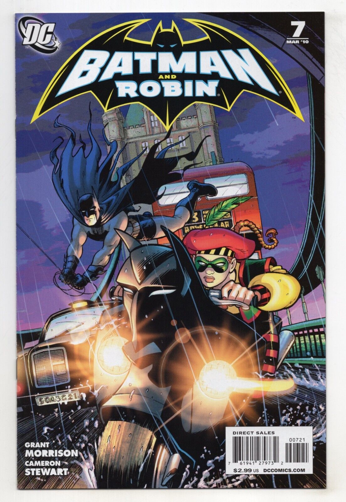 Batman And Robin #7 NM First Print Cameron Stewart Variant Cover