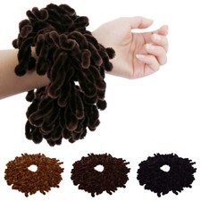 Velvet Women Elastic Hair Band Stretch Turban Head Wrap Hijab Scrunchie Ponytail
