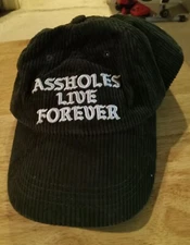 Assholes*s Live Forever Corduroy Hat Green