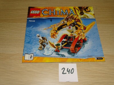 LEGO Chima 70144 nur Bauanleitung OHNE STEINE  (NR:240) teil  2 -