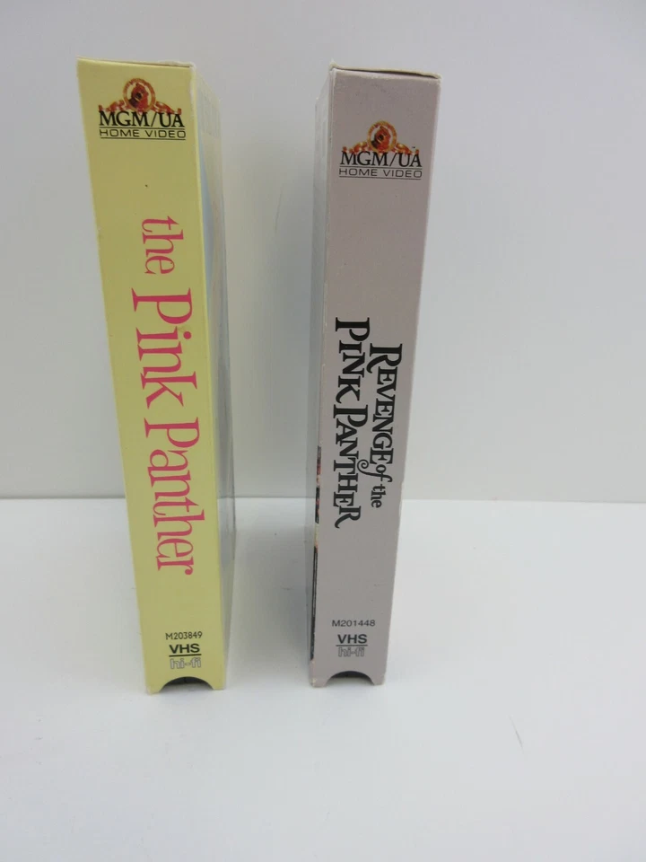 Lot of 2 VHS  The Pink Panther & Revenge Of The Pink Panther - Peter Sellers Foto 2 de 4