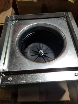 GREENHECK Centrifugal Inline Fan, EF 175CFM SQ-80-G-X