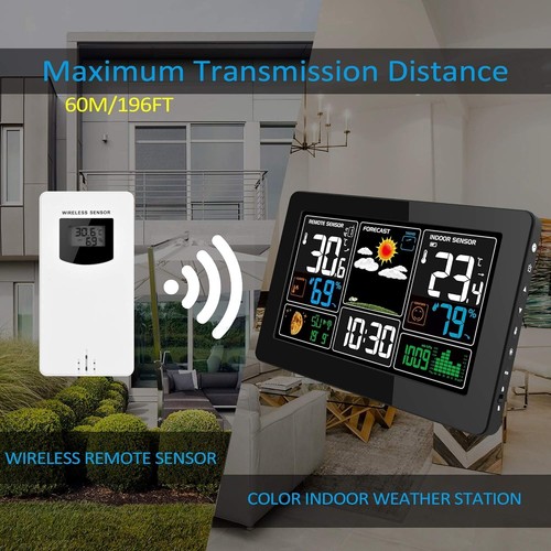 Battery Powered Weather Station with Digital Alarm and Weather Forecasting Icons - Picture 6 of 7