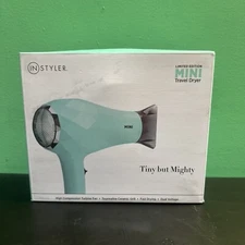 InStyler Limited Edition Mini Tourmaline Ceramic Travel Hair Dryer Dual Voltage