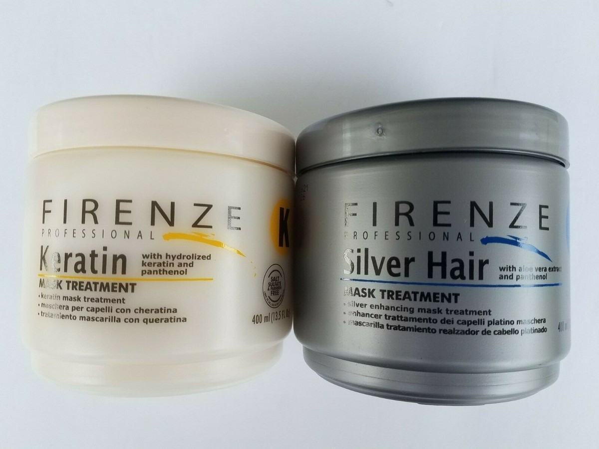 FIRENZE PROFESSIONAL MASK TREATMENT KERATIN OR SILVER HAIR 13.5 FL