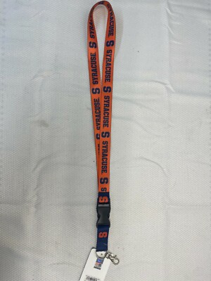 Syracuse University GO ORANGE Lanyard - 1 Inch Wide With Detachable Buckle For Keys & ID