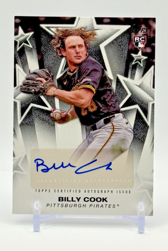 2025 Topps Series 1 - Baseball Stars Autographs Billy Cook #BSA-COOK (AU, RC)