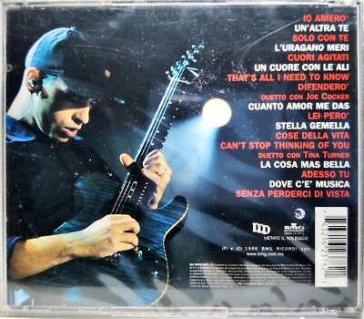 Eros Ramazzotti – Eros Live (1998, CD) 743216237821| eBay