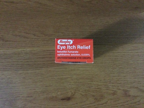 Rugby Ketotifen Fumarate Ophthalmic Solution, Eye Drops Itch Relief, 0.17oz