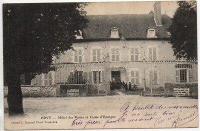 ERVY LE CHATEL - Aube - CPA 10 - Rathaus - Sparkasse - Post und Telegraphen