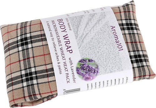 New TARTAN Wheat Heat Bag Cool Pack Pure Microwaveable Freezable Lavender Hot - Picture 2 of 33